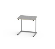 Lex bord akustik linoleum 70x50 cm sølv