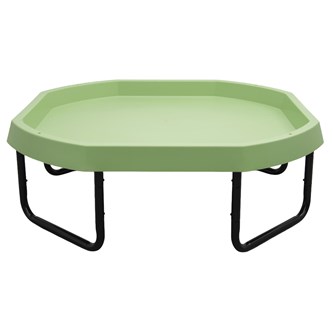 Legebord, grønt Ø94 cm med ben