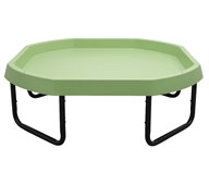 Legebord, grønt Ø94 cm med ben