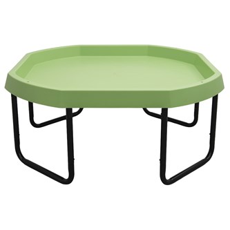 Legebord, grønt Ø94 cm med ben