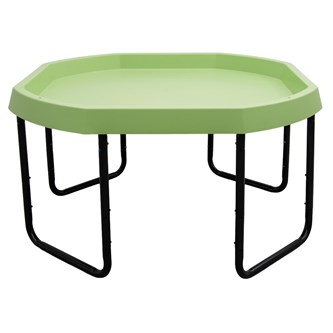 Legebord, grønt Ø94 cm med ben