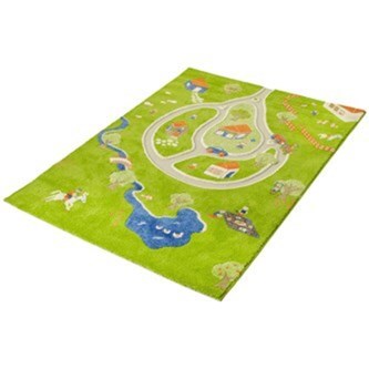 Legetæppe bondegård 100x150 cm
