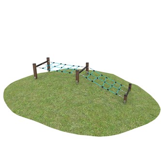 Climboo dobbelt klatrenet til skråning træ WD0455