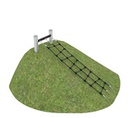 Climboo langt klatrenet til skråning stål 0454