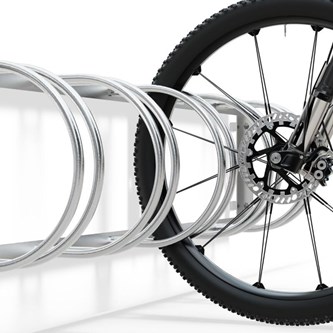 Cykelstativ væghængt 8 cykler