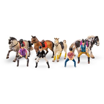 Bullyland stor ride pakke