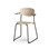 Collab stol FSC 4 ben m/armlæn sh 45 cm sort stel
