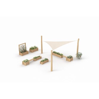 Naturiq plantekasse 109x60 cm