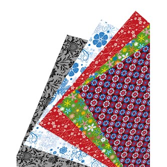 Origamipapir med motiv 15x15 cm, 50 ark