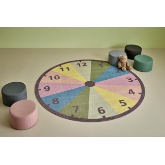 Tæppe med urmotiv Ø180 cm
