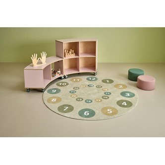 Tæppe tick-tack Ø180 cm