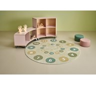 Tæppe tick-tack Ø180 cm