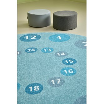 Tæppe tick-tack Ø180 cm