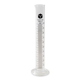Målecylinder høj 100 ml