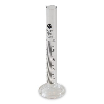 Målecylinder høj 10 ml
