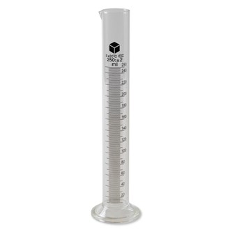 Målecylinder høj 250 ml