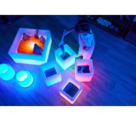 Lysende legekuber 4-pak