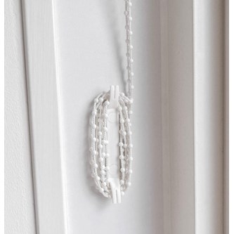 Kædeholder til rullegardin, 4-pak