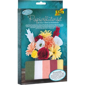 Crepepapir blomstersæt