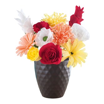 Crepepapir blomstersæt