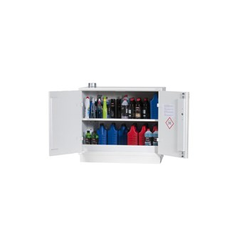 Kemikalieskab, brandisoleret B100xD30xH89,5 cm