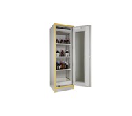 Kemikalieskab F30 med glasdør, brandklassificeret B60,5xD55xH198 cm