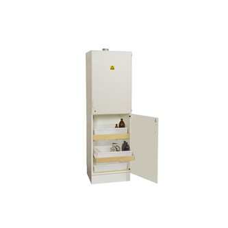 Skab til syre og base B59,5xD60xH193,5 cm