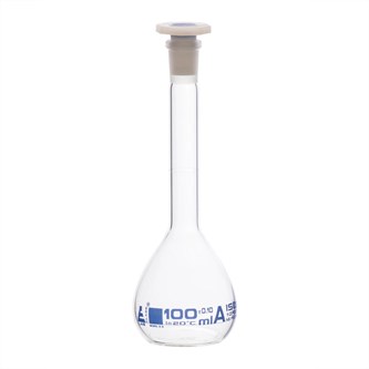 Målekolbe med prop 100 ml