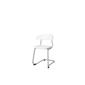 Embrace stol C-stel sh 45 cm mellem sæde sølv stel