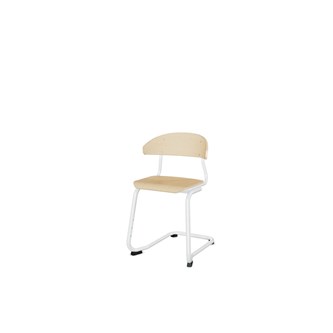 Embrace stol C-stel sh 45 cm mellem sæde hvidt stel