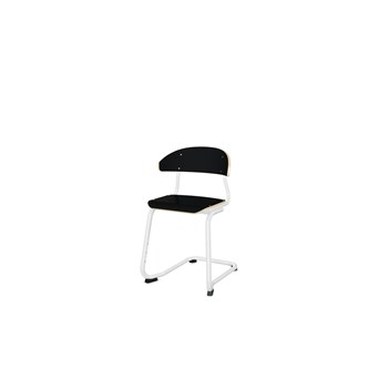 Embrace stol C-stel sh 45 cm mellem sæde hvidt stel