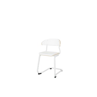Embrace stol C-stel sh 45 cm mellem sæde hvidt stel