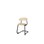 Embrace stol C-stel sh 45 cm mellem sæde sort stel