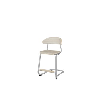 Embrace stol C-stel sh 50 cm mellem sæde sølv stel
