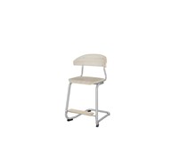 Embrace stol C-stel sh 50 cm mellem sæde sølv stel