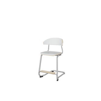 Embrace stol C-stel sh 50 cm mellem sæde sølv stel