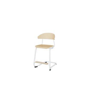 Embrace stol C-stel sh 50 cm mellem sæde hvidt stel