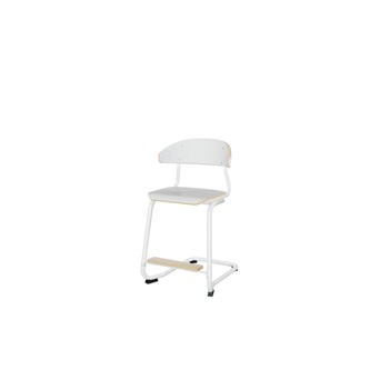 Embrace stol C-stel sh 50 cm mellem sæde hvidt stel