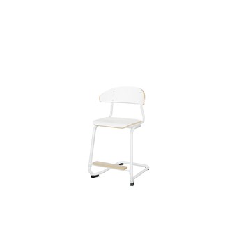 Embrace stol C-stel sh 50 cm mellem sæde hvidt stel
