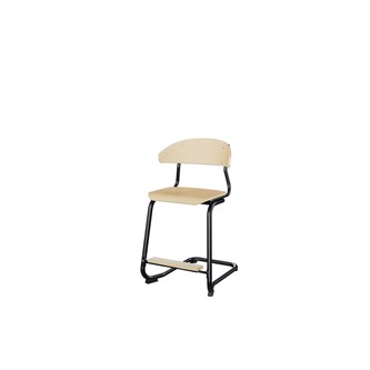 Embrace stol C-stel sh 50 cm mellem sæde sort stel