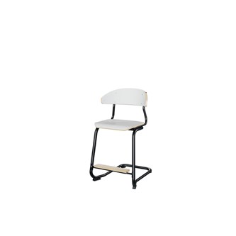 Embrace stol C-stel sh 50 cm mellem sæde sort stel