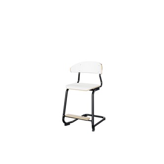 Embrace stol C-stel sh 50 cm mellem sæde sort stel