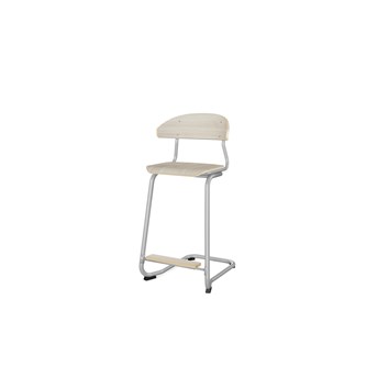Embrace stol C-stel sh 63 cm mellem sæde sølv stel