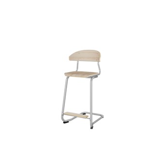 Embrace stol C-stel sh 63 cm mellem sæde sølv stel