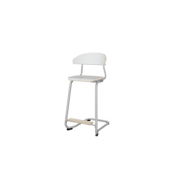 Embrace stol C-stel sh 63 cm mellem sæde sølv stel