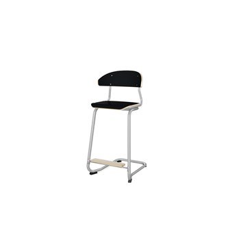 Embrace stol C-stel sh 63 cm mellem sæde sølv stel