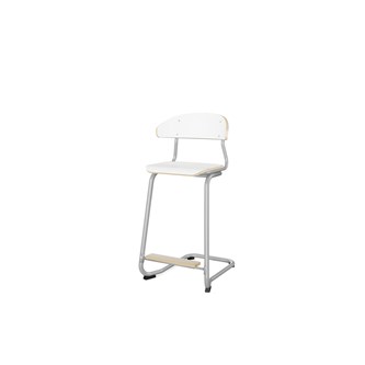 Embrace stol C-stel sh 63 cm mellem sæde sølv stel