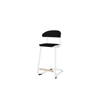 Embrace stol C-stel sh 63 cm mellem sæde hvidt stel
