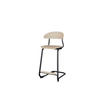 Embrace stol C-stel sh 63 cm mellem sæde sort stel