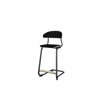 Embrace stol C-stel sh 63 cm mellem sæde sort stel